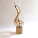 Modernist Glass Sculpture by Elio Raffaeli for  Cenedese Dantes Flame