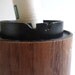 Mid Century Modern Laurel Mushroom Lamp with Teak Base