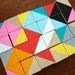 RESERVED FOR MELISSA- Hand painted wooden cubes