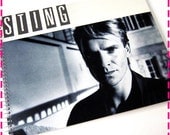 STING The Dream of the Blue Turtles - First Solo Album - Recycled / Upcycled Retro Record Album Cover Journal Notebook - Vintage Circa 1985
