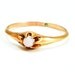 10K Antique Victorian Genuine Opal Buttercup Ring