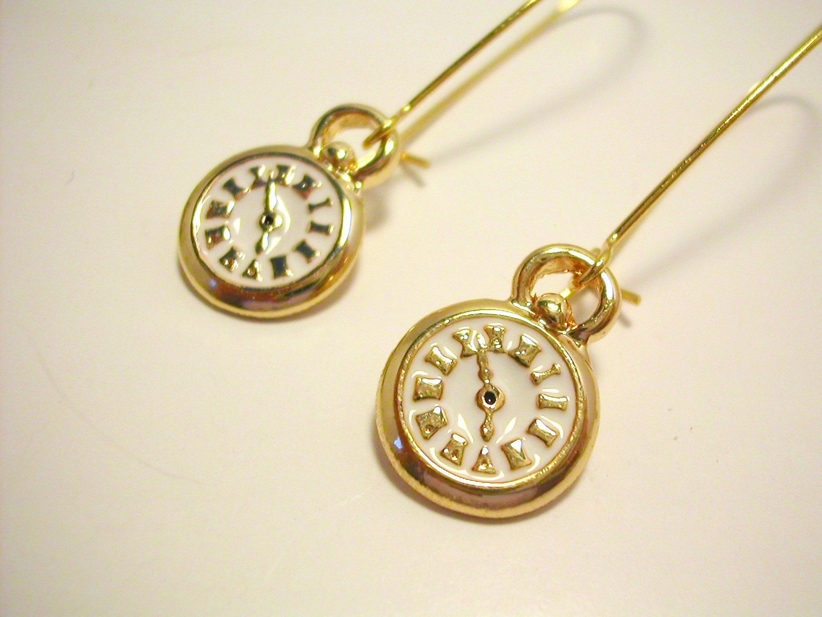 Clock Earrings