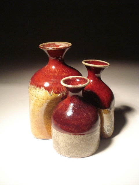 Organic Copper Red Bottle Grouping