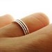 Skinny trio - stacking rings