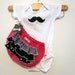 Mustache Onesie - Funny - Cheeky - Boy - Girl - Baby todler - moustache