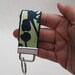 MINI KEY FOB Chain - Keychain - Keyfob - Yellow and White Chevron - Zig Zag