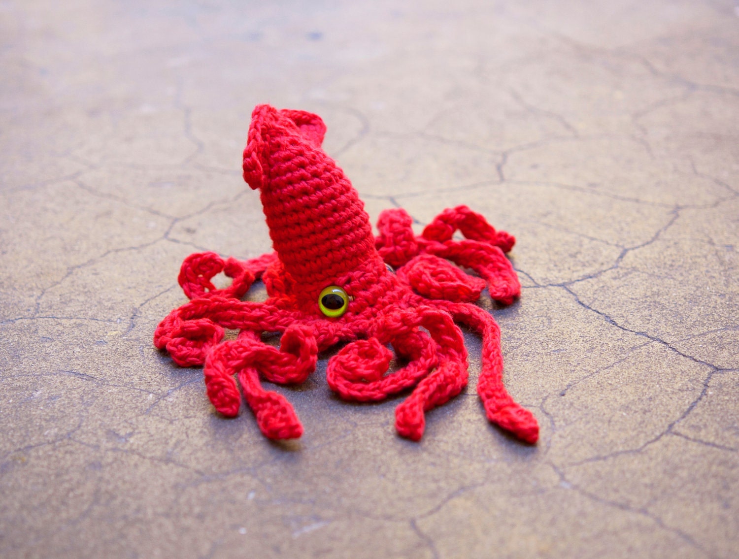 Realistic Squid - Crochet Pattern PDF