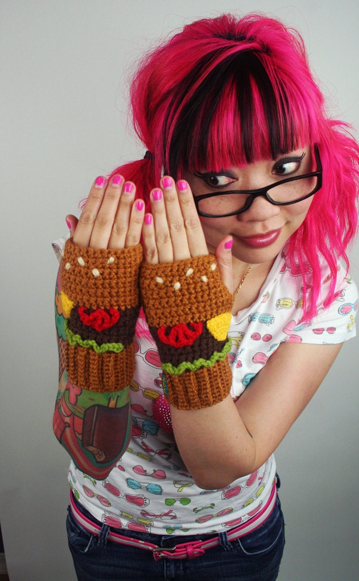 Cheeseburger MItts - Made to Order