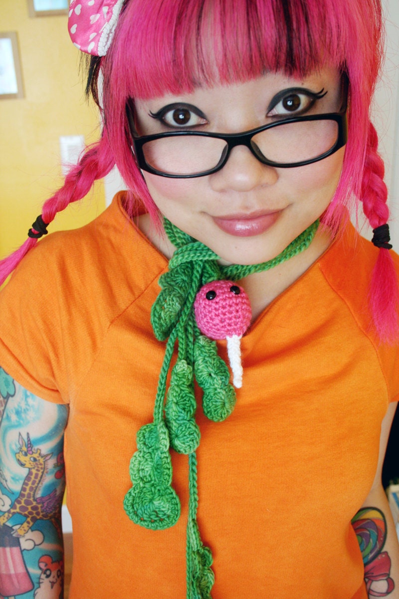Easter Egg Radish Scarf - Made to Order