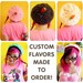 CUSTOM Cupcake Slouchy Beret Hat - choose your own flavor - made to order