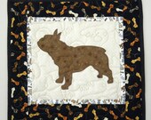 French Bulldog - Mini Quilted Dog Wall Hanging 16 x 14.5