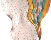 Burp Cloths, Flannel, Set of 5 NEUTRAL PRINTS - Soft and Cute