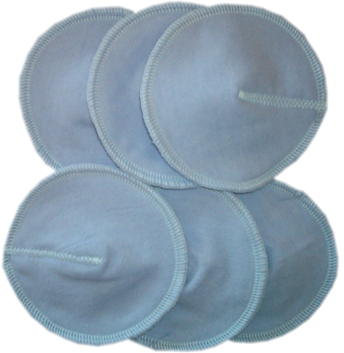 Cloth Nursing Pads - Contouring - Washable / Reusable - Set of 6 Purple Pads