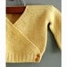 50s 3/6 months Yellow Wrapped Cardigan SWEATER