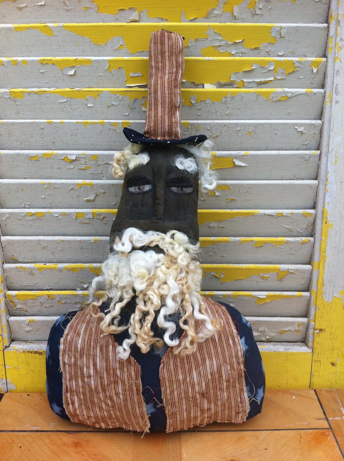 Primitive Patriotic Uncle Sam- Ready to Ship