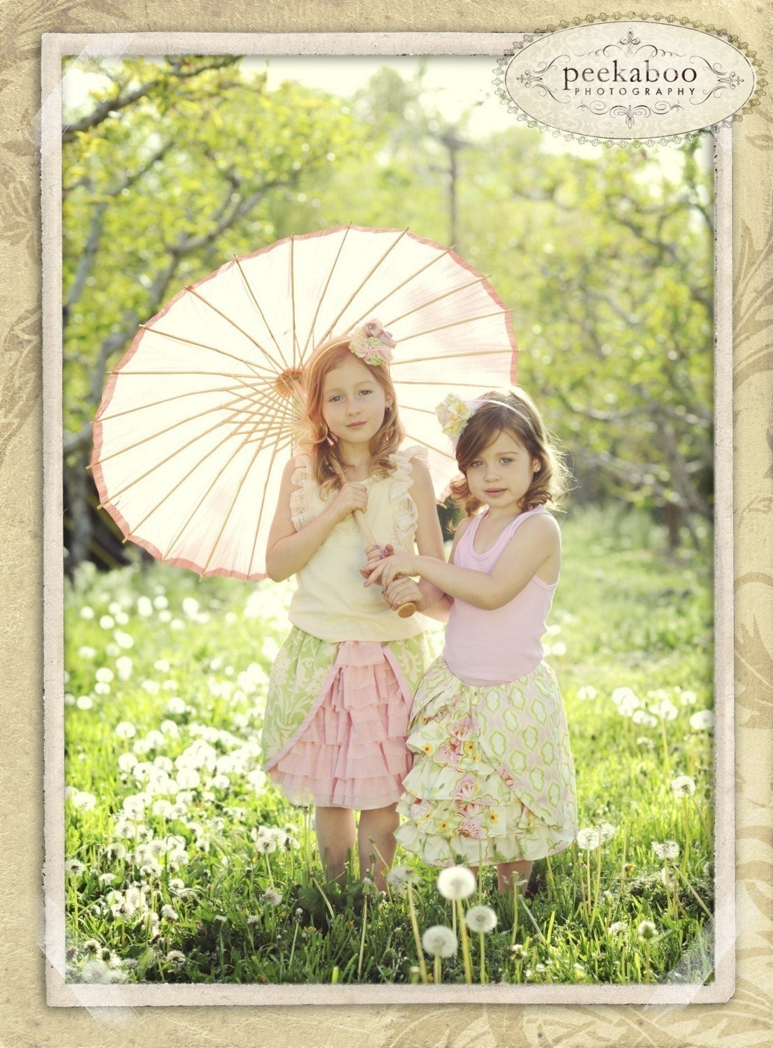 Ooh La La Ruffled Skirt PDF Pattern 12 month to size 6