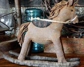 Primitive Rocking Horse Doll E-Pattern