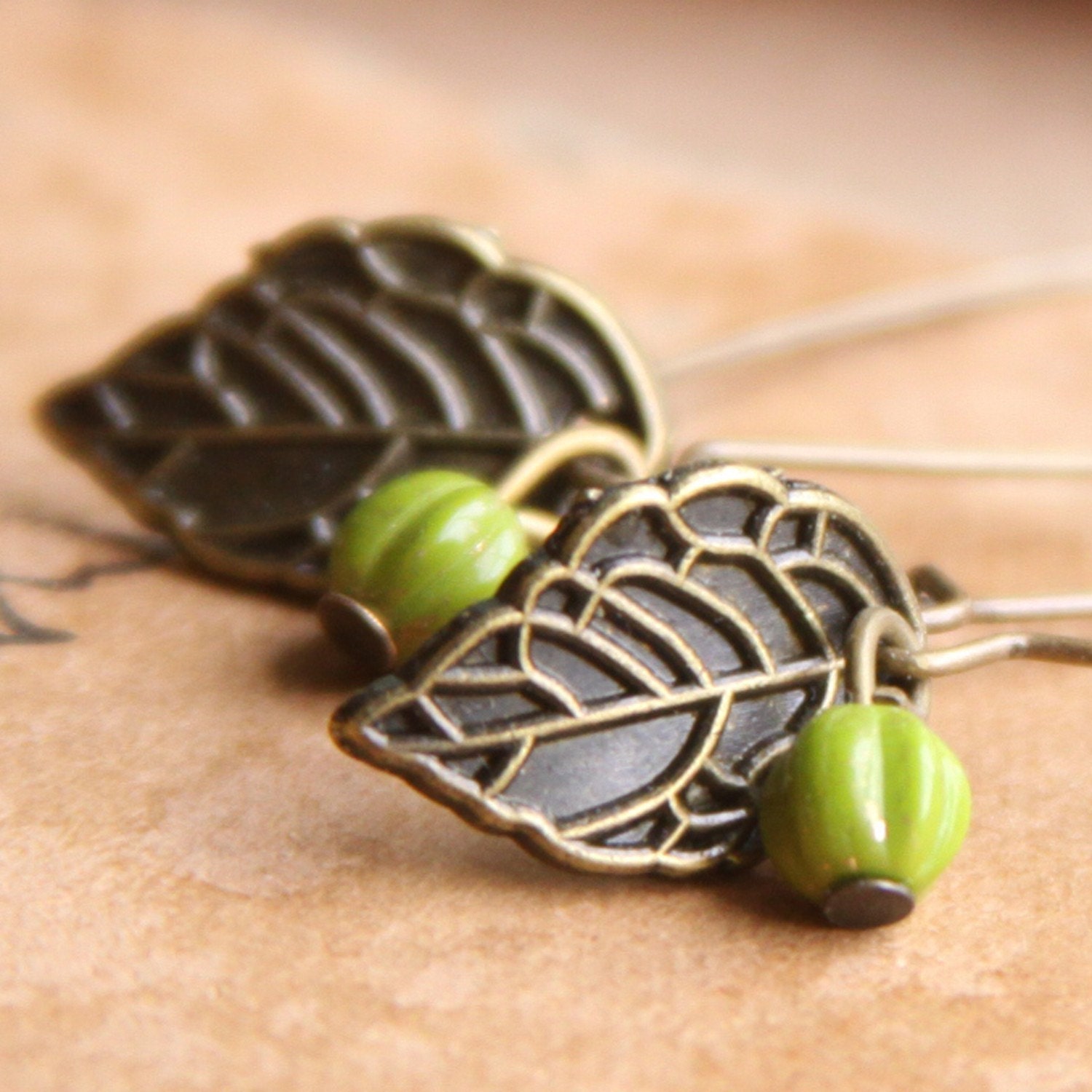 Simple earthy earrings