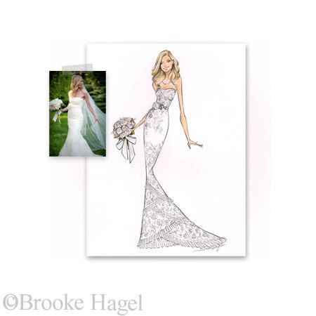 Custom Bridal Illustration