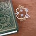 CAT BOOKMARK with moustache wire work