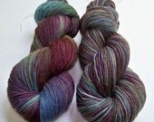SPRING SALE 30 Percent Off -- Hand Painted 2-Ply Superwash BFL and Nylon Sock -- Tapestry (Batch-2)