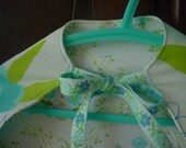 Play Cape in Blue Flowers on White