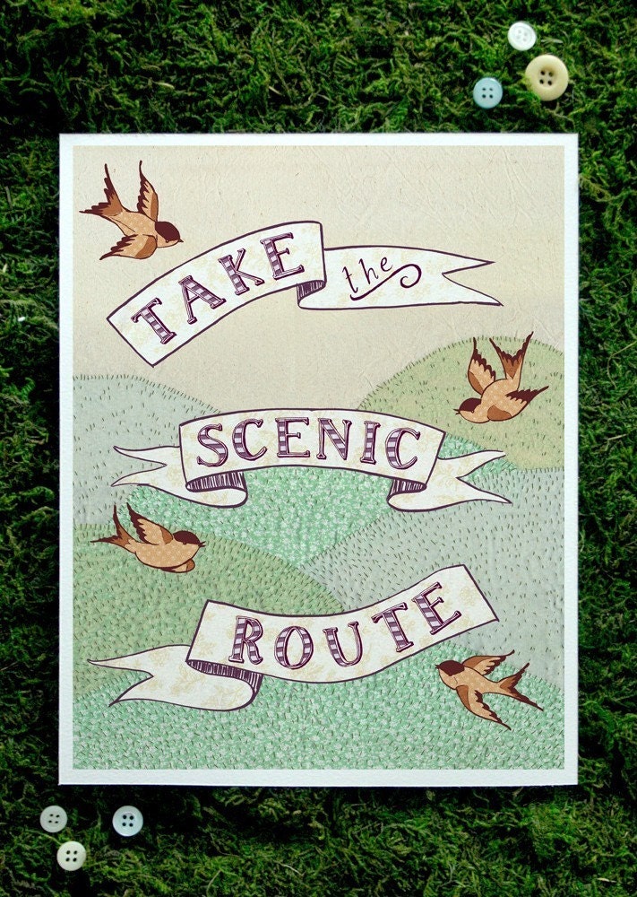 Scenic Route 8x10 print