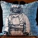 Deep Sea Diver Pillow Cover
