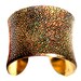 Metallic Gold Stingray Leather Cuff Bracelet Gold Lined- by UNEARTHED