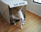 Dog Crate Cover 42L x 28W x 30H : Choose from many canvas colors - All sizes available