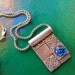Necklace Fine Silver, Sterling and Dichroic Glass The Chosen