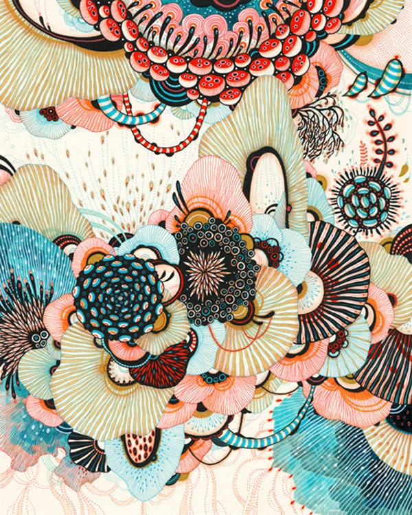 Giclee Fine Art Print - Spore - 8x10 Print