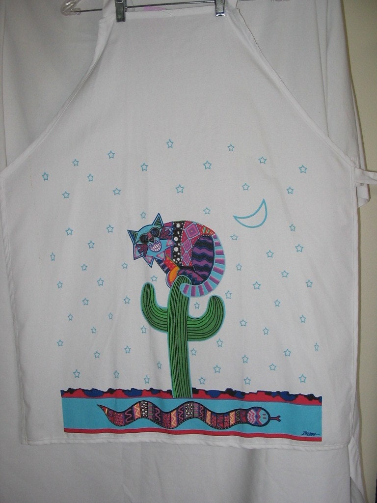 Bib Apron Cat on a Catus  (2014)