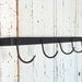 Coat Hook Coat Rack Metal Coat Hook Rack Iron Wall Mount Bar w/ 5 Hooks Modern Coat Hook Kids Coat Hook Industrial Home