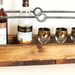 Rustic Wood Wine Caddy Beer Carrier Wood Storage Box Reclaimed Organizer Box Wine Tray Planter Box Woodland Wedding Decor Tabletop Display