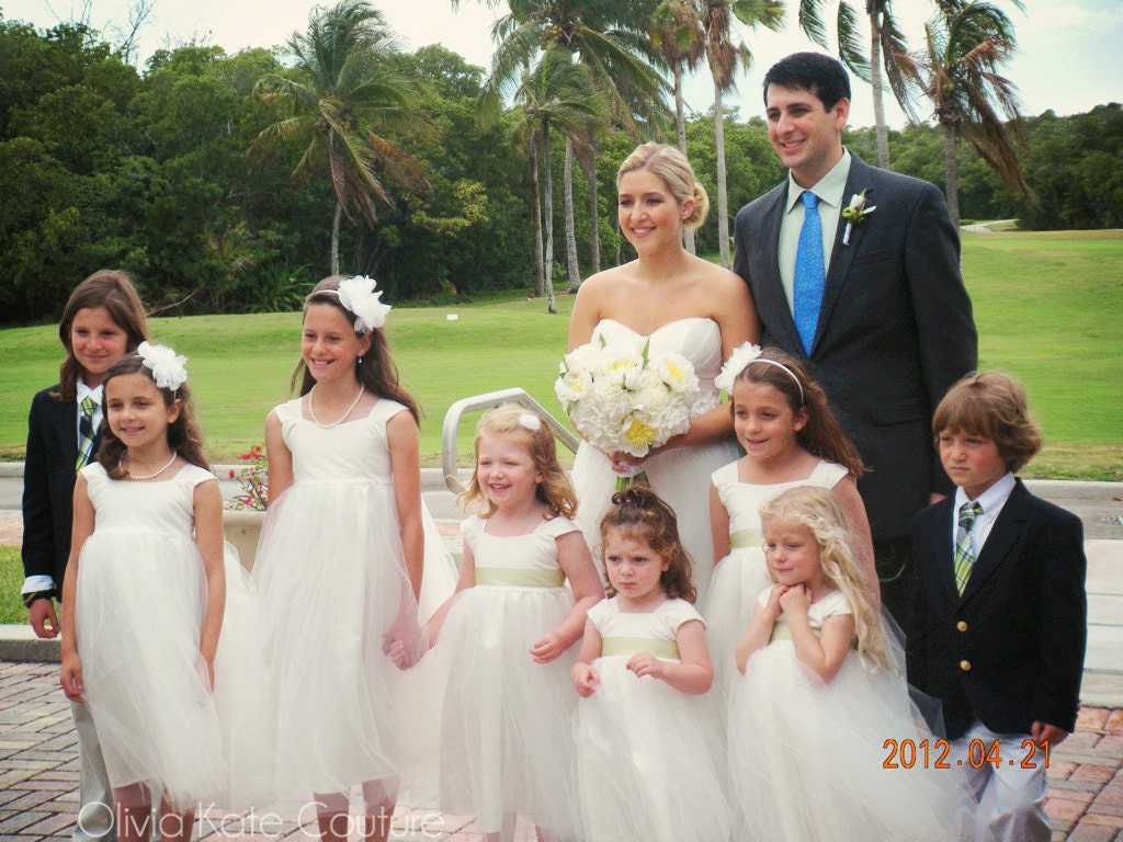 Flower Girl Dress Vintage Modern