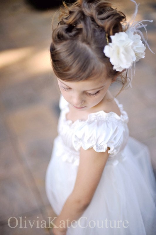 Flower Girl Dress . Walk in the Clouds