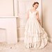 Cypress Eco Wedding Gown, Detachable Underskirt- Short and Long in One