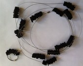 ultrasuede necklace