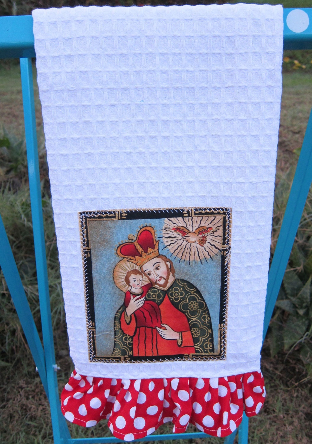 DIOS Santo Holiday Kitchen Towel CUSTOM