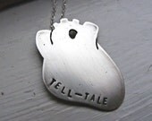 Tell-Tale Anatomical Heart Necklace Made To Order