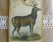 Elk-Vintage Style Gift Tag