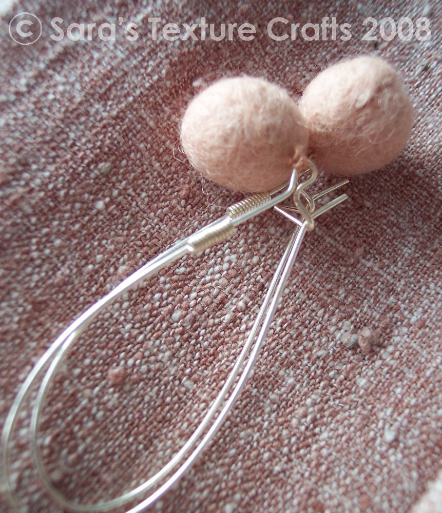 Felt Drop Earrings no.2