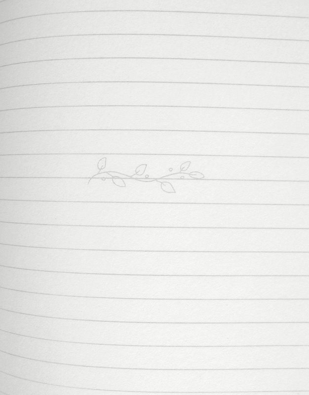 Lined writing Journal, Blue fabric notebook opens with apple green button and White ribbon, personal diary, travel journal
