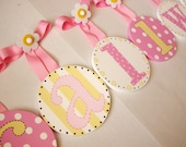 Boutique Baby Childrens Round HANGING WALL LETTERS