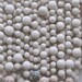 Natural color white cream wool felt "fungi"  sculpture with walnut wood