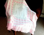 Rosetree Baby Afghan Blanket handknit