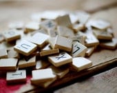 65 Scrabble Letter Tiles