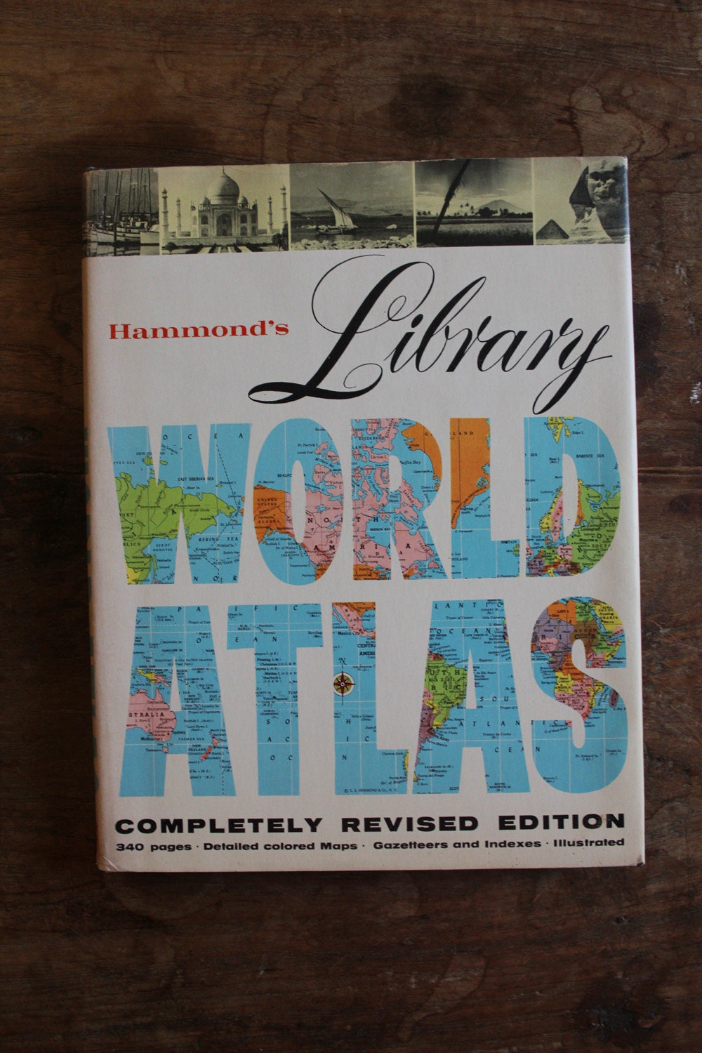 Vintage 1965 Hammond's Library World Atlas