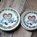 Vintage Raggedy Ann and Andy Tin Kids Play Plates